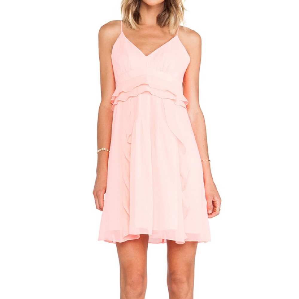 Nanette Lepore Bright Salmon Dress Size 0